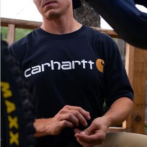 Carhartt 
LOOSE FIT HEAVYWEIGHT SHORT-SLEEVE LOGO GRAPHIC T-SHIRT black 2XL NWT